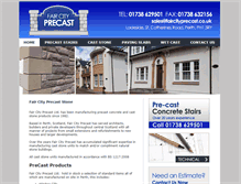 Tablet Screenshot of faircityprecast.co.uk